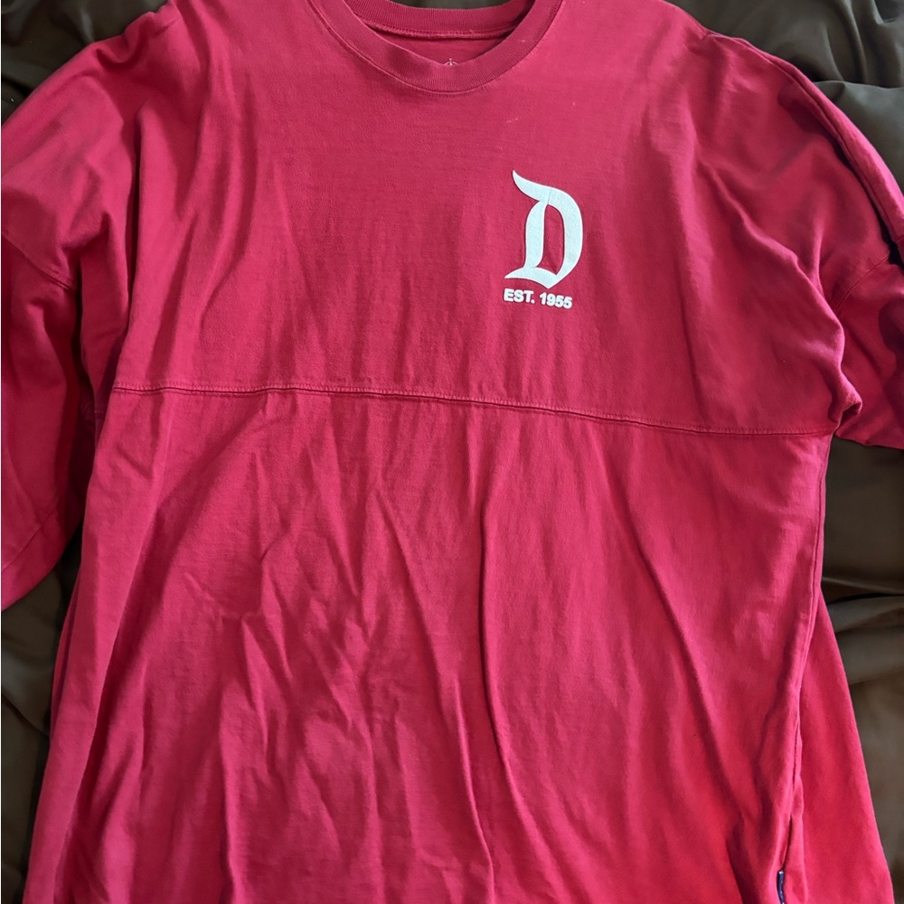 Disney Red Long Sleeve Tee